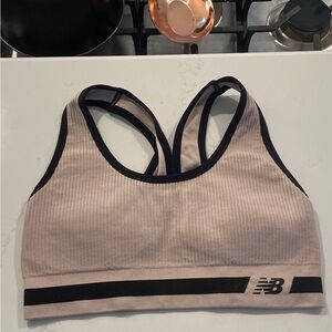 New Balance Black and pink  Sports Bra SP